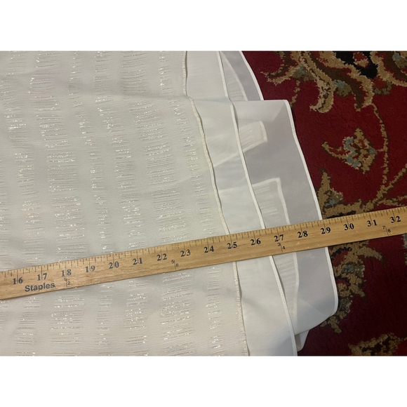 New with Tag White House Black Market Silk Metallic Harriet Clip Date Sleeveless - Picture 6 of 7